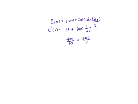 suppose-that-the-total-cost-in-dollars-for-product-is-given-by-cx-1300-200-in2x-where-is-the-number-of-units-produced-a-find-the-marginal-cost-mc-function-mc-b-find-the-marginal-cost-when-20-52397