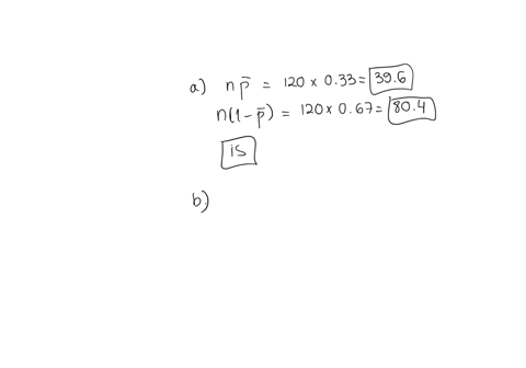 a-random-sample-of-size-120-taken-from-a-population-yields-a-proportion-equal-to-033-complete-parts-a-through-d-below-click-the-icon-to-view-a-table-of-critical-values-for-commonly-used-conf-61083