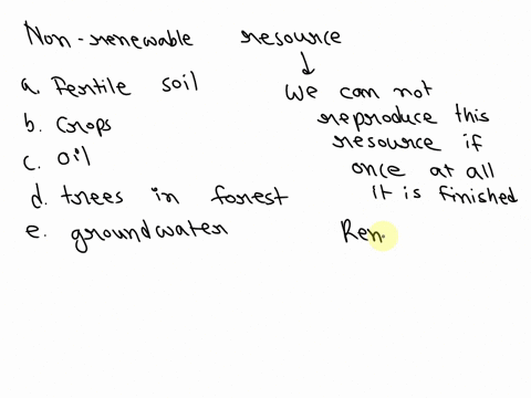 which-substance-would-be-considered-a-nonrenewable-resource-a-fertile-soil-b-crops-c-oil-d-trees-in-a-forest-e-groundwater-61996