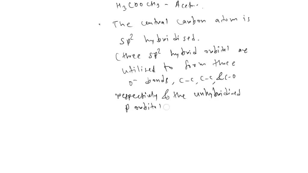 SOLVED: What is the hybridization of the central atom, electron ...