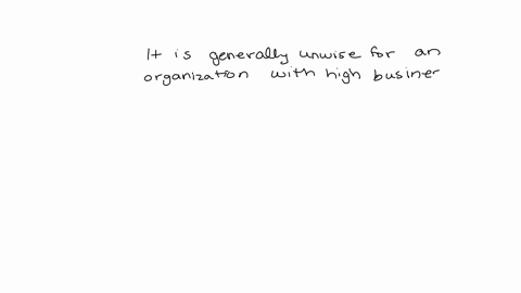 it-is-generally-unwise-for-an-organization-with-high-business-risk-to-take-on-too-much-financial-risk-select-one-a-true-b-false