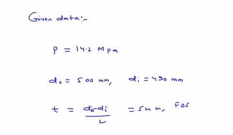 compute-the-allowable-stress-developed-in-the-walls-of-the-steel-tank-as-well-as-the-change-in-diameter-due-to-the-internal-pressure-the-outer-diameter-is-500-mm-and-the-internal-diameter-49-88202