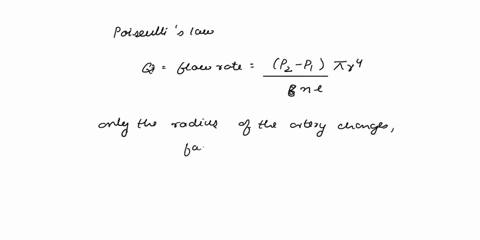 suppose-a-normal-coronary-artery-has-a-volume-flow-rate-f-100-cm-imin-when-the-persons-average-blood-pressure-is-120-mmhg-hint-use-poiseuilles-law-calculate-the-flow-rate-if-the-internal-rad-51454