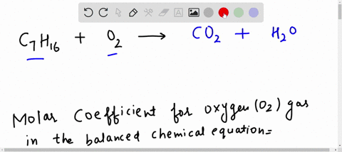 write-the-balanced-chemical-equation-for-the-complete-combustion-of-heptane-czh6-what-is-the-molar-coefficient-for-oxygen-gas-in-the-balanced-equation-16244