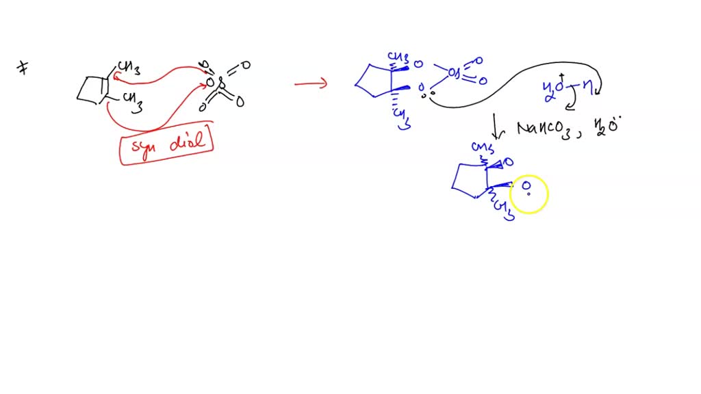 Solved Treatment Of 12 Dimethylcyclopentene With Oso4 With Nmo Produces Which Of The Following 3173