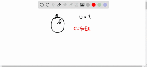 show-that-the-energy-associated-with-a-conducting-sphere-of-radius-r-and-charge-q-surrounded-by-a-vacuum-is-u-k_e-q2-2-r