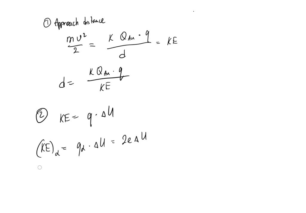 SOLVED: The Following Charged Particles Accelerated From Rest, Through ...