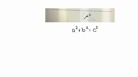 use-the-pythagorean-theorem-to-find-the-length-of-the-hypotenuse-in-the-right-triangle-shown-below-round-your-answer-to-the-nearest-tenth