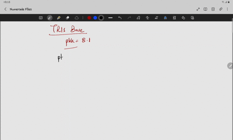 what-is-the-ph-of-a-0045-m-solution-of-tris-base