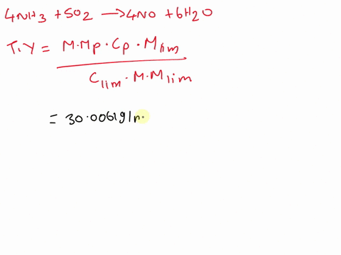 nitric-oxide-no-is-made-from-the-oxidation-of-nh3-as-follows-4nh3-502-5-4no-6h2o-if-96-g-of-nh3-gives-120-g-of-no-what-is-the-percent-yield-of-no-select-one-a-93-b-44-o-c-11-o-d-71-e28-05353