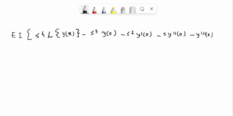 uniform-beam-length-camhes-concentrated-load-the-beamn-embedded-botn-cnds-shown-the-hgure-below_-use-the-laplace-transfonm-soiye-the-differe-ntiz-equric-wos-subject-t0-the-given-boundary-con-99215