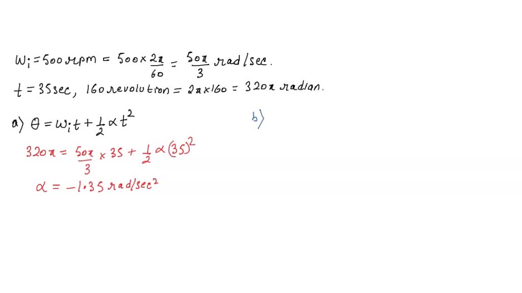 SOLVED A flywheel in a motor is spinning at 500 rpm when it begins to