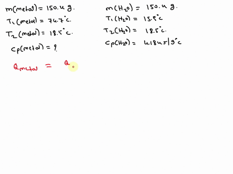 a1504-g-sample-of-a-metal-at-747-is-added-to-1504-g-hzo-at-155pc-the-temperature-of-the-water-rises-t0-1858c-calculate-the-specific-heat-capacity-of-the-metal-assuming-that-all-the-heat-lost-60968
