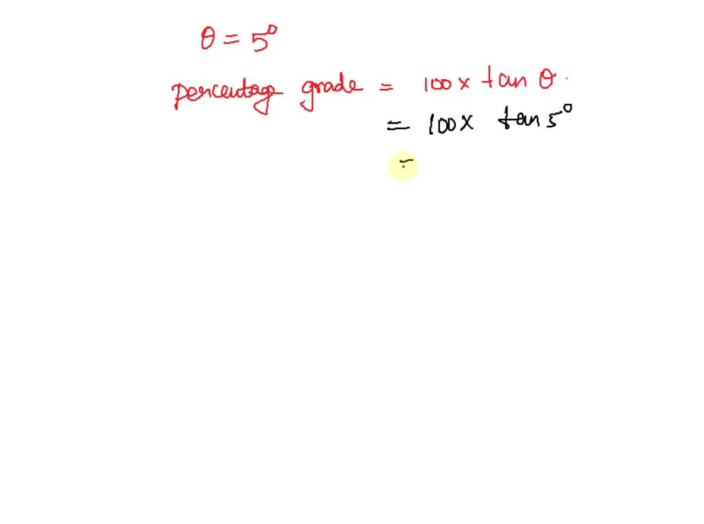 solved-0-what-percentage-grade-should-a-road-have-if-the-angle-of