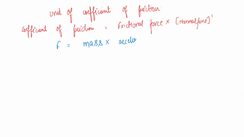 what-is-the-unit-of-coefficient-of-friction
