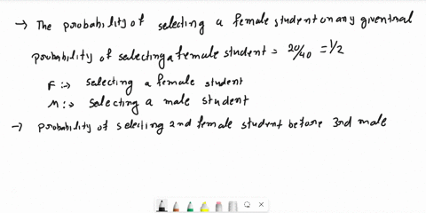 suppose-that-we-repeatedly-pick-a-student-randomly-from-the-class-to-answer-a-question-with-replacement-the-student-can-be-asked-again-from-a-class-of-40-students-20-of-which-are-male-and-20-53181
