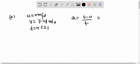 a-what-is-the-magnitude-of-the-average-acceleration-of-a-skier-who-starting-from-rest-reaches-a-speed-of-748-ms-when-going-down-a-slope-for-452-s-b-how-far-does-the-skier-travel-in-this-time