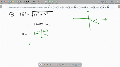 find-the-direction-and-magnitude-of-the-vectors-overrightarrowmathbfa22-mathrmm-hatmathbfx-14-mathrmm-hatmathbfy-b-overrightarrowmathbfb25-mathrmm-hatmathbfx13-mathrmm-hatmathbfy-and-mathrmc-overrig-2