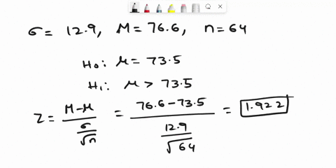 question-5-g1pt-01-21-0-details-you-wish-to-test-the-following-claim-ha-at-a-significance-level-of-001-ho-p-735-hau-735-you-believe-the-population-is-normally-distributed-and-you-know-the-st-46942