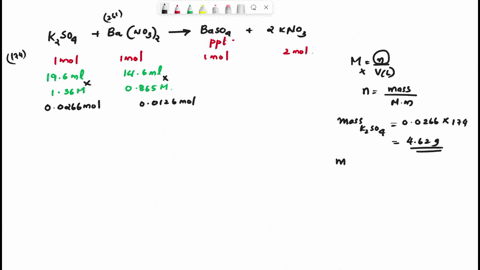 a-196-ml-sample-of-a-136-m-potassium-sulfate-solution-is-mixed-with-146-ml-of-a-0865-m-barium-nitrate-solution-and-a-precipitation-reaction-occurs-the-precipitate-is-collected-dried-and-foun-41801