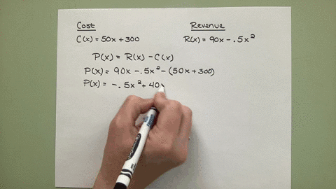 for-a-certain-company-the-cost-for-producing-x-items-is-50x300-and-the-revenue-for-selling-x-items-is-90x05x2