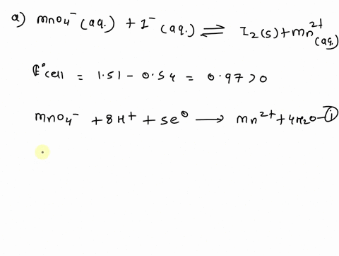 calculate-values-for-the-following-cells-which-reactions-are-spontaneous-as-written-under-standard-conditions-balance-the-equations-standard-reduction-potentials-are-found-in-the-standard-re-15869