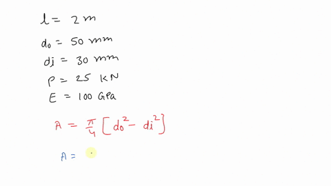 example-6-hollow-cylinder-2-m-long-has-an-outside-diameter-of-50-mm-and-inside-diameter-of-30-mm-if-the-cylinder-is-carrying-a-load-of-25-kn-find-the-stress-in-the-cylinder-also-find-the-def-68361