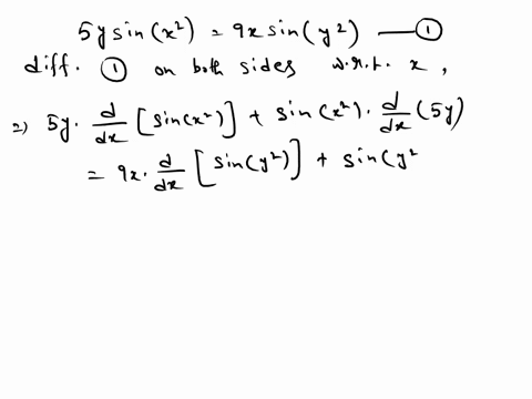 find-dydx-by-implicit-differentiation-5y-sinx2-9x-siny2-06953