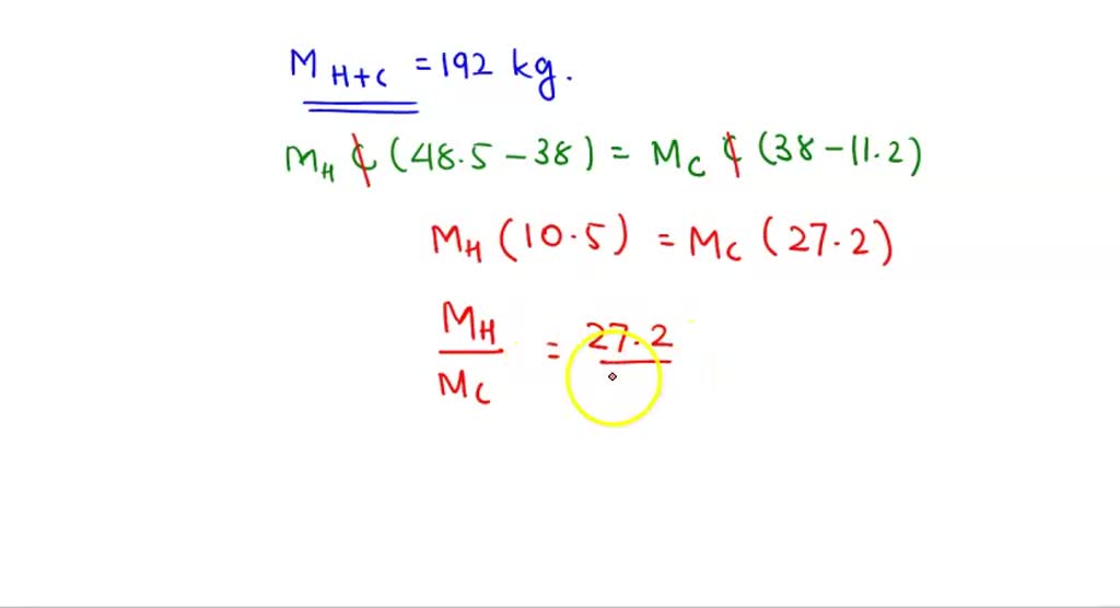SOLVED When you take a bath, how many kilograms of hot water (50.0*C) must you mix with cold