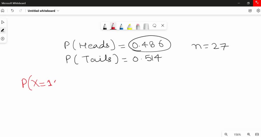 SOLVED A weighted coin this coin has a probability of landing on