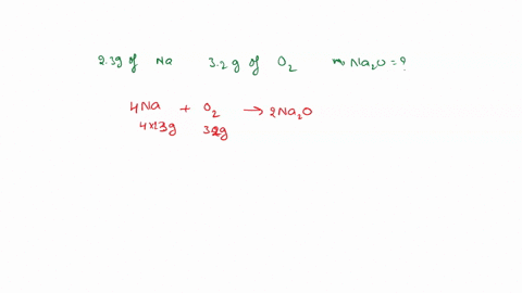 calculate-the-amount-of-sodium-oxide-formed-when-23g-of-sodium-reacts-with-32g-of-oxygen-40112
