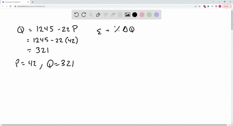 calculate-the-point-price-elasticity-of-demand-for-the-demand-function-shown-below-when-the-price-is-42-qp1245-22p-25466