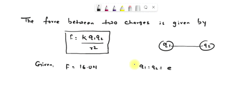 the-repulsive-force-between-two-electrons-has-a-magnitude-of-160-n-part-a-what-is-the-distance-between-the-electrons-express-your-answer-in-meters-to-three-significant-figures-please-show-al-63666