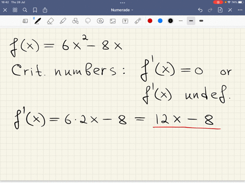 find-the-critical-numbers-of-the-function-enter-your-answers-as-a-comma-separated-list-fx-6x2-_-8x-82184