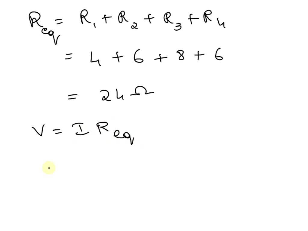 The circuit below represents four resistors connected to a 12-volt ...