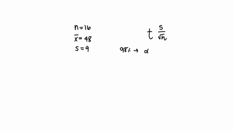 assuming-the-population-has-an-approximate-normal-distribution-if-a-sample-size-n16-has-a-sample-mean-x-48-with-a-sample-standard-deviation-s9-find-the-margin-of-error-at-a-98-confidence-lev-57032