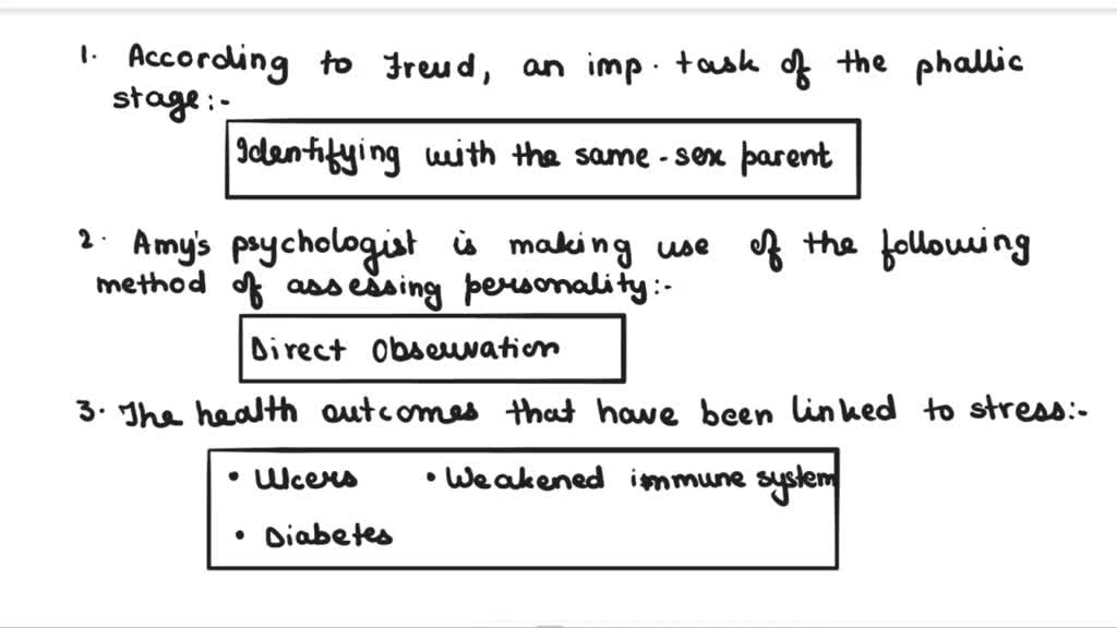 SOLVED 2 According to Freud which of the following is an