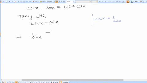 csc-x-sin-x-cos-x-cot-x