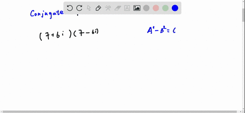 multiply-the-complex-number-by-its-conjugate-simplify-the-result-7-6i-28497