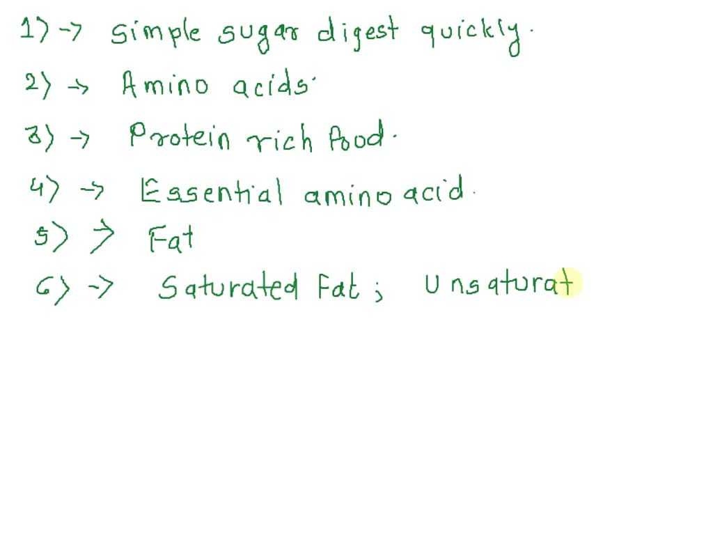 SOLVED How are simple sugars used for energy compared to more complex