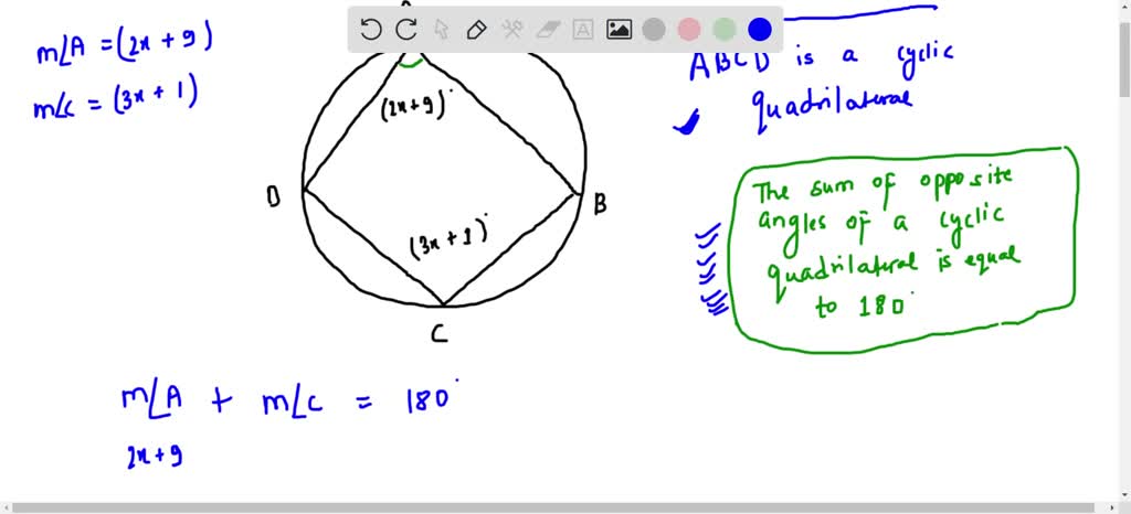 Solved Quadrilateral Abcd Is Inscribed In A Circle What Is The Measure Of Angle A Enter 2149