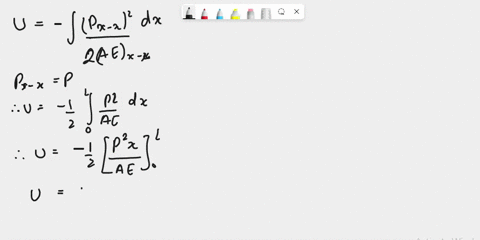 prismatic-beam-ab-is-subjected-to-a-couple-moment-mo-and-an-axial-load-p-by-considering-the-normal-stress-only-derive-the-general-equation-for-the-strain-energy-of-the-beam-the-beam-has-a-cr-00472