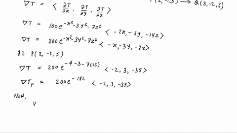 the-temperature-at-a-point-x-y-z-is-given-by-tx-y-z-100ex2-3y2-7z2-where-t-is-measured-in-c-and-x-y-z-in-meters-a-find-the-rate-of-change-of-temperature-at-the-point-p2-1-5-in-the-direction-66707