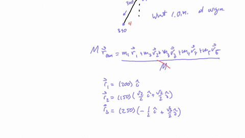 a-shaft-is-rotating-at-a-uniform-angular-speed-four-masses-of-magnitudes-300kg450kg360kg-and-390kg-respectively-are-attached-rigidly-to-the-shaft-the-masses-are-rotating-in-the-same-plane-th-72855
