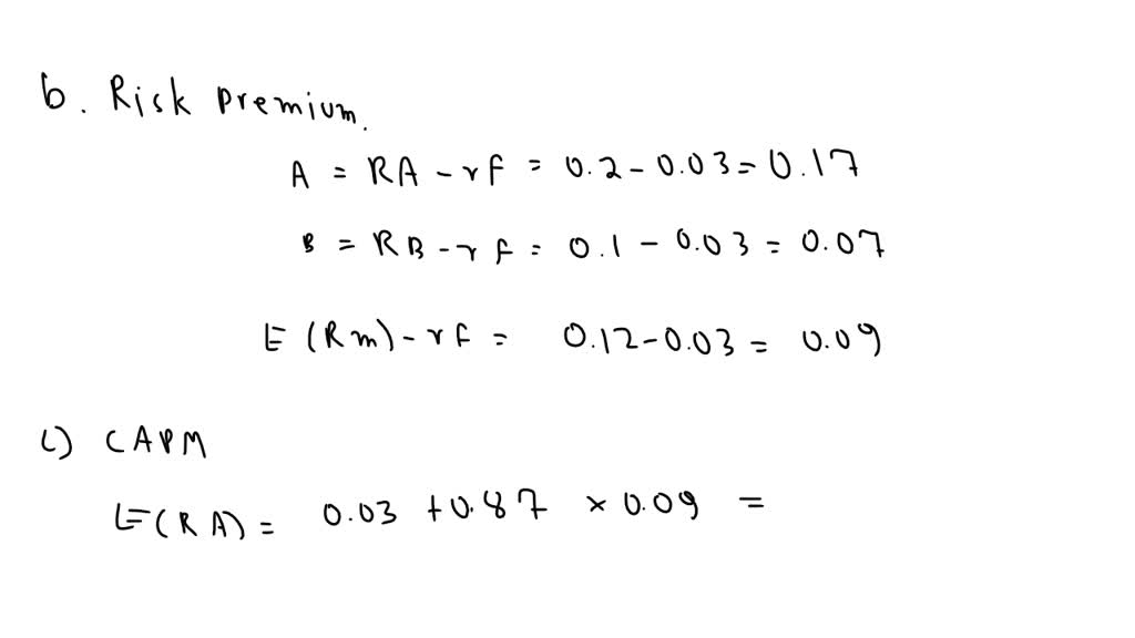 SOLVED: You are holding two stocks: Stock A and Stock B. Assume the ...