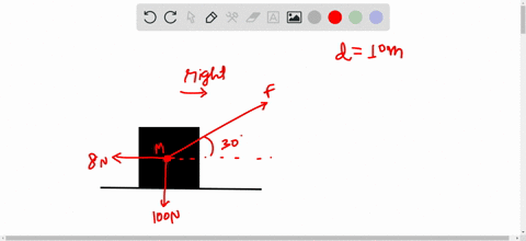 a-man-pulls-a-100-n-box-using-a-rope-oriented-at-an-angle-of-30-with-the-horizontal-force-on-a-rough-floor-that-exerts-8n-frictional-force-on-the-box-suppose-the-box-has-moved-a-distance-of-47231