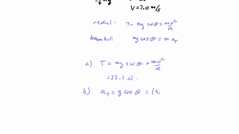one-end-cord-is-fixed-and-small-0750-kg-object-is-attached-to-the-other-end-where-it-swings-in-section-of-vertical-circle-of-radius-250-m-as-shown-in-the-figure-below-when-2309-_-the-speed-o-48579