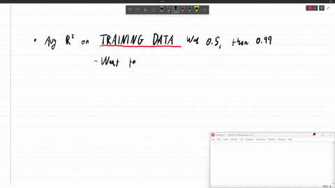 you-do-the-following-steps-with-a-data-set-divide-a-data-set-into-testing-and-training-sets-create-a-linear-model-with-the-training-set-find-the-average-r2-value-on-your-training-data-it-is-found-to-b