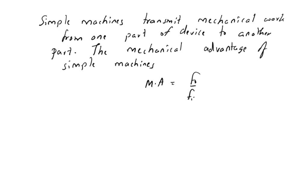 SOLVED WHAT TO DO 1. Find out how different simple machines work. 2