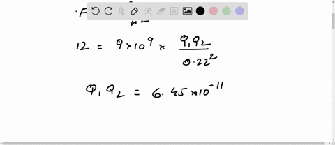 two-small-nonconducting-spheres-have-a-total-charge-of-qq1q2-850-c-q1q2-when-placed-220-cm-apart-the-force-each-exerts-on-the-other-is-120-n-and-is-repulsive-a-what-is-the-charge-q1-express-34716